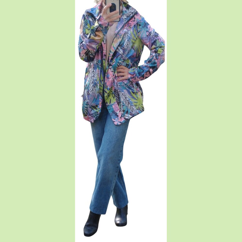 Floral lightweight raincoat - IMPERIAL Italia - small